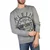PLEIN SPORT SWEATSHIRT WITHOUT ZIP MAN GRAY