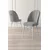 Hanah Home Set stolica Ritim, 44x96x42 cm, 6 komada, Sivo-bele