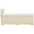 Vidaxl Box spring postelja z vzmetnico krem 80x200 cm blago