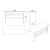 Hanah home Radni sto 140x73,8x60cm Orah