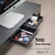 Luwei Postolje za monitor sa USB portovima, 11x54.6x20 cm, Crno
