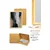 Wallity Uramljena slika Huhu484, 35x50 cm , 3 dela