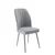 Hanah Home set trpezarijskih stolica Platinum 6 kom, siva tkanina Jerry, hromirane metalne noge