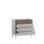 Hanah Home Komoda Milano 4, 103x101x44 cm, Bela