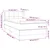 vidaXL Box spring postelja z vzmetnico krem 90x200 cm blago