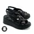 Mona Shoes Ženske sandale, Soft uložak, Kožne, Crne
