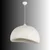 Opviq luster BETA-50-9016, 1 × E27, beli