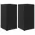 Vrtne sadilice 2 kom crna 40 x 40 x 80 cm od poliratana