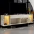 HANAH HOME TV polica Zenith Travertine Gold