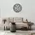 Wallity Zidna dekoracija Vegvisir 6, 62 x 62 cm, Crna