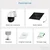 SmartHome Solarna sigurnosna kamera C315, 2MP, WiFi, PTZ nadzor, Bela