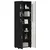 Highboard FLORIN Crna 60 x 35 x 182 cm Konstruirano drvo