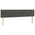 Krevet box spring s madracem LED tamnosivi 180x200 cm baršun