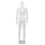 Muška lutka za izlog sa staklenim postoljem, bijela, 185 cm