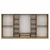 Hanah Home ormar sa reflektujućim staklom Nisa 20616, 360 cm, dore