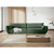 Temno zelen kavč 248 cm Vanda - Mazzini Sofas