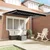 Okvir tende Crna 300 x 250 cm Poliester s PU premazom