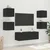 TV zidni ormar Crni hrast 30,5 x 35 x 30 cm Konstruirano drvo