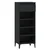 Stalak za cipele crni 40 x 36 x 105 cm od konstruiranog drva