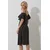 Trend Alacati Stili Ženska haljina ALC-X11743, Midi, Crna