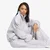 Jakna adidas Blousy Check Track Top Dash Grey L