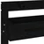 Zidna sadilica s 3 razine 60 x 18,5 x 110 cm crna od borovine