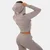 GymBeam Ženski duks TRN Zip-Up Grey