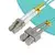 MicroConnect Patch Kabel - LC/UPC-SC/UPC 10m OM3 Optični, Moder