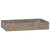Zidni umivaonik sivi 38 x 24 x 6,5 cm mramorni