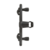 Car Headrest Mount Tab-X iPad All crni