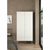 Bela garderobna omara 99x200 cm Bodo – Tvilum