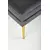Halmar Tabure VELVA gray/gold (1p=1szt)