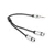 shumee Adapter 3,5 stereo vtič - 2x 3,5 stereo vtičnica slim vitalco (A2)