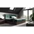 Boxspring postelja Wood 8 - 180x200 cm - temni hrast