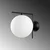 Opviq Zidna lampa Luminar-14155, 25x43x30cm, IP20, Crna