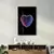 Wallity Dekorativna slika na kaljenom staklu, 46x72cm, Šarena