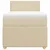 Vidaxl Box spring postelja z vzmetnico krem 90x190 cm blago