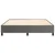 Vidaxl Box spring posteljni okvir siv 180x200 cm umetno usnje