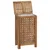 Košarica za rublje Prirodna 35 x 25 x 60 cm Čvrsto teak drvo