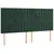 Vidaxl Box spring postelja z vzmetnico temno zelena 180x200 cm žamet