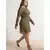 Trendyol Curve Ženska haljina Tbbaw26Ah00042, Kaki