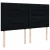 vidaXL Box spring postelja z vzmetnico črn 200x200 cm blago