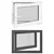 Prozor za podrum RISOR 80 x 50 cm PVC i staklo Antracit