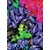 Tapeta retro poteze listja - 196x270