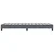 Vidaxl Box Spring Postelja brez vzmetnice Temno siva 100x210 cm Žamet