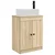 Kupaonski umivaonik s sudoperom Hrast sonoma 54 x 35 x 83 cm