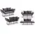 Atelier del Sofa Dvosed na razvlačenje Viper 2, Sivi