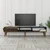 Hanah Home Milan Alt TV polica, Braon-TamnoSivi