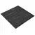 vidaXL Preproga ploščica Pasma Črna 50 x 50 cm 36 pcs PP in Bitumen