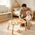 Kinder Home Dečiji aktivni sto montesori igraonica 6 u 1, puno drvo ( HL001 )